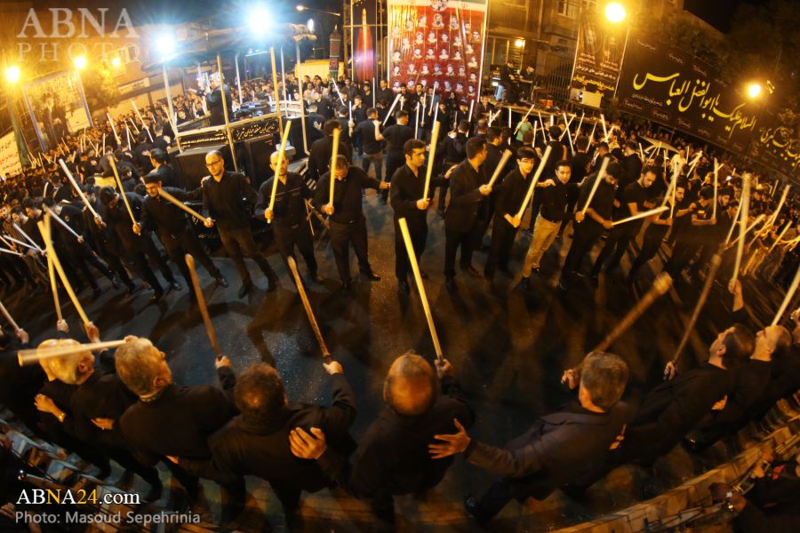 Ceremonia de luto Hussaini en Tabriz, Irán