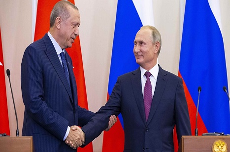 Presiden Turki dan Rusia Bahas Hubungan Bilateral di Sochi