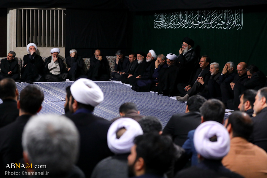  A cerimonia de lamentação de Martirio do Imam Hossein (A.S) com presença do líder supremo