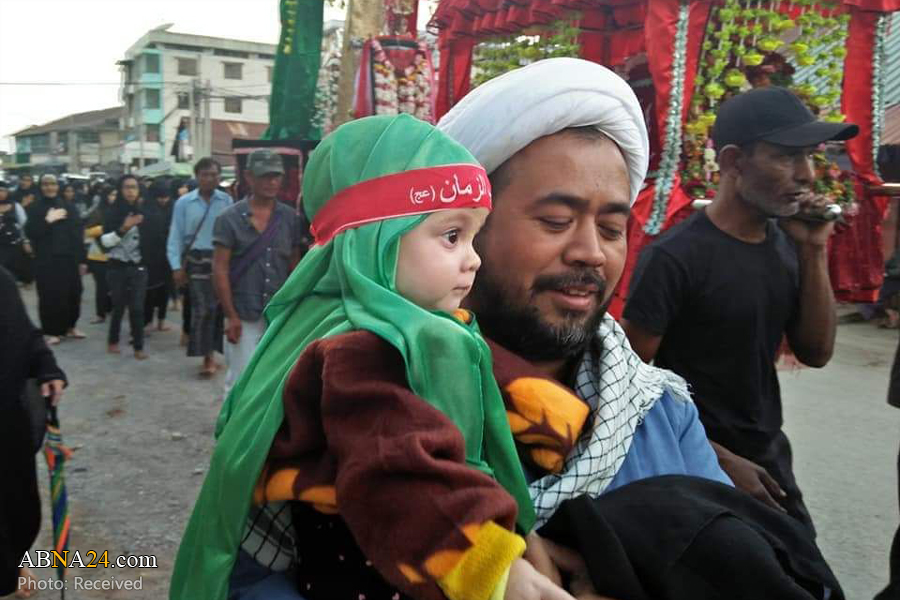 تصويري رپورٹ: میانمار میں سید الشہداء حضرت امام حسین(ع) کی عزاداری کا سلسلہ جاری