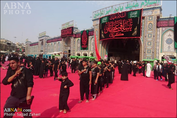 “Conmemoración del martirio de Qassim bin Hassan (P) en el marco del luto de Muharram en Karbalá”