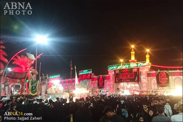 تقرير مصور/ مواكب العزاء الحسيني في حضرة السيد العباس عليه السلام