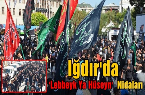 Iğdır'da 'Lebbeyk Ya Hüseyin' Nidaları