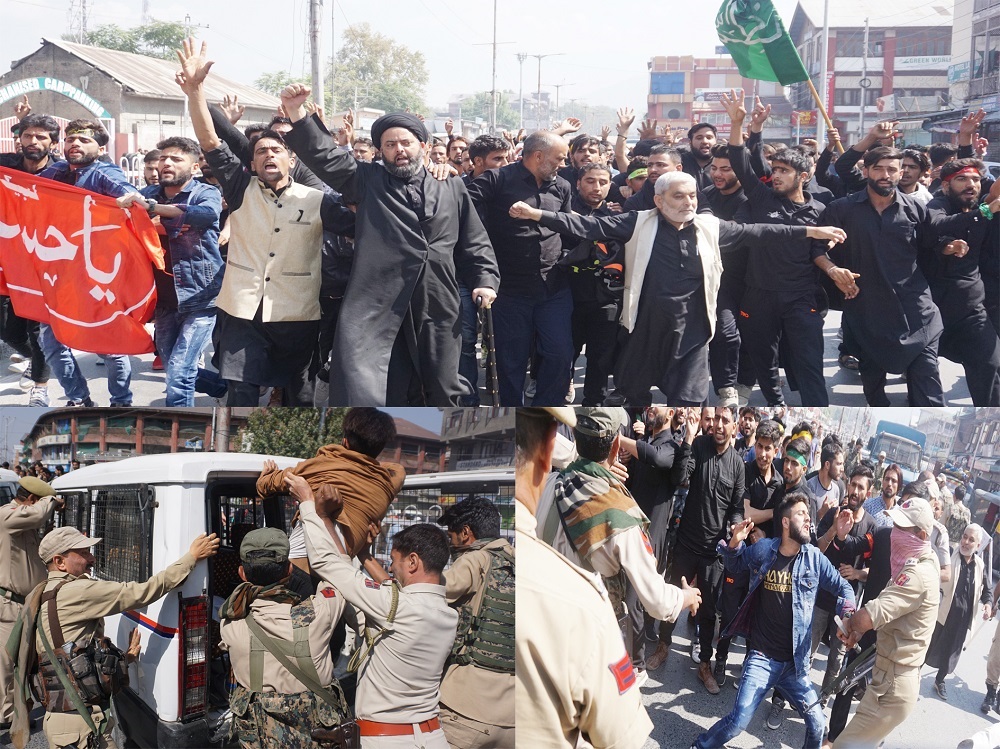 حکومتی قدغن کے باوجود لالچوک سے جلوس عاشورا برآمد، عزاداروں کی گرفتاریاں اور پولیس تشدد