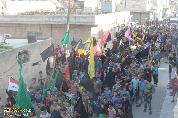 Photos: Ashura mourning ceremony in Nubl and Al-Zahraa, Syria