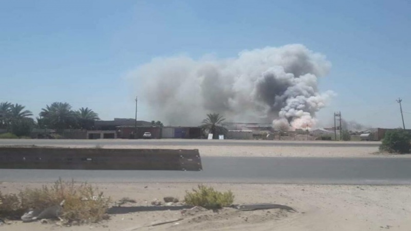 عراق میں داعش مخالف نام نہاد اتحاد کا حشدالشعبی کے ہیڈکوارٹر پر حملہ