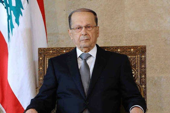 عون يؤكد ان إسرائيل تسعى إلى تفتيت المنطقة إلى أجزاء طائفية ترتدي طابع شبه الدولة