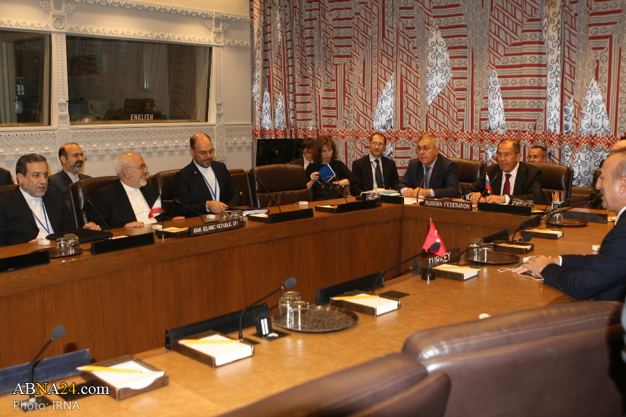 Iran, Turkey, Russia FMs meet on Syria in NY