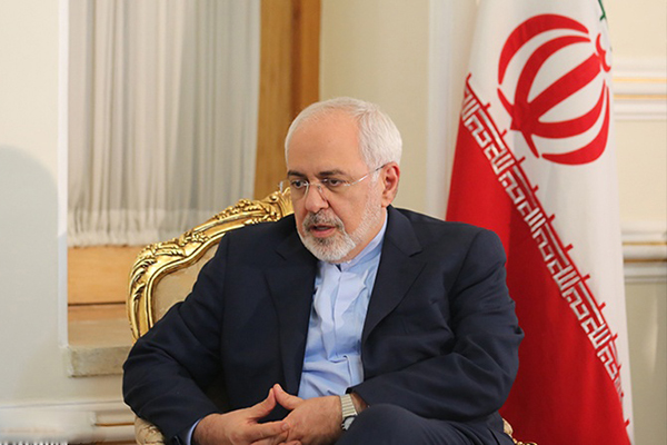 イラン外相、「アメリカの対イラン政策は逆効果」