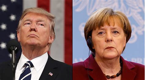 Merkel Binabalaan si Donald Trump 
