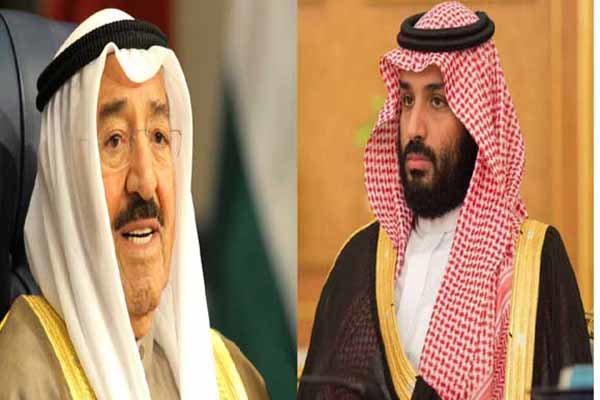 سعودی عرب کے ولیعہد اور امیر کویت کی باہمی تعلقات کو بہتر ظاہر کرنے کی کوشش