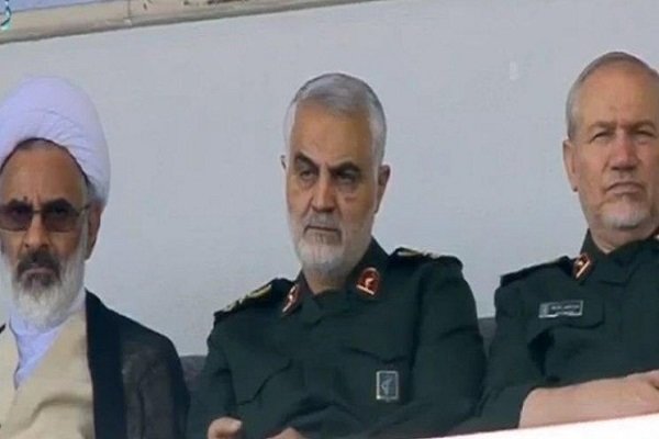جنرل قاسم سلیمانی کا آزادی اسٹیڈیم میں رضاکار فورس کے اجتماع میں حضور
