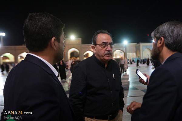 Pakistan's Deputy Secretary of Defense visit Imam Reza Holy Shrine