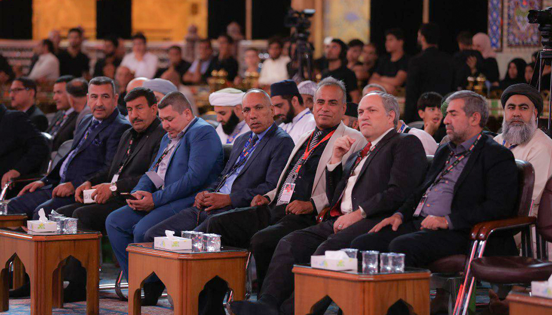 وفود من قارة امريكا وأروبا واسيا وافريقيا عند مرقد الامام الحسين للمشاركة في تراتيل سجادية