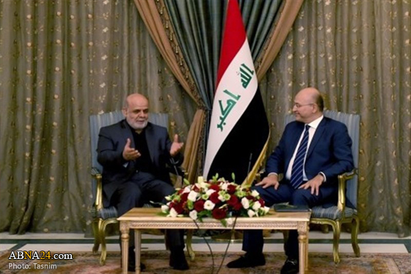 Iraqi President lauds Iran’s support in fight against terrorism