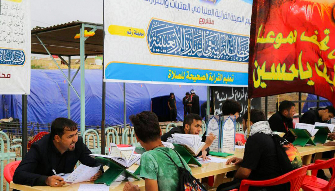 العتبة الحسينية تطلق مشروع محطات على طول الطرق المؤدية الى كربلاء خلال زيارة الاربعين 