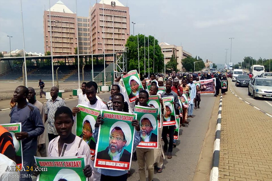Photos: Free Zakzaky peaceful protest held in Abuja, Nigeria