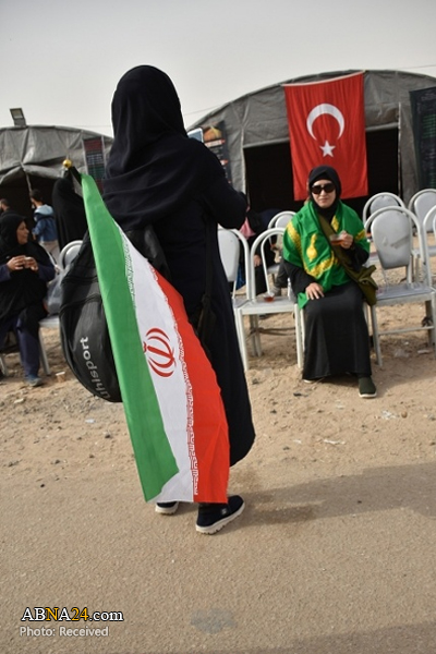 تقرير مصور/ خيمة لموكب شيعة تركيا لتقديم خدمات لزوار أربعينية الامام الحسين (ع) في العراق