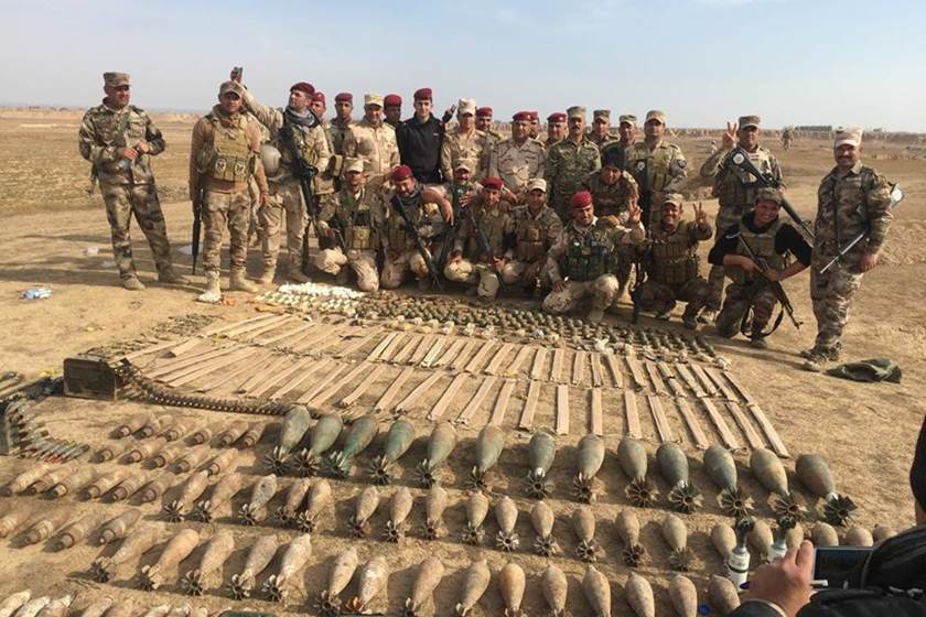 العثور على أسلحة ومواد متفجرة لداعش بعملية أمنية في نينوى