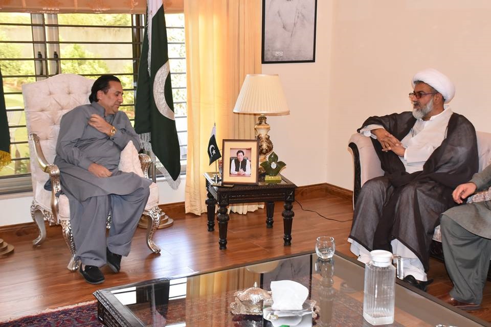 علامہ راجہ ناصر جعفری کی گلگت بلتستان کے گورنر سے ملاقات