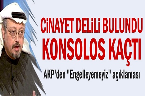 Cinayet delili bulundu konsolos kaçtı