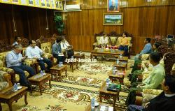 ကုလအထူးကိုယ္စားလွယ္ ကခ်င္ျပည္နယ္ အစိုးရ၊ မပခတိုင္းမွဴးတို႔ႏွင့္ သီးျခားစီ ေတြ႕ဆံု 