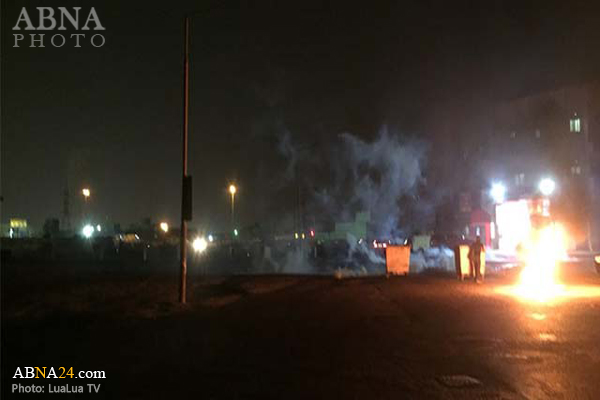 Al Khalifa forces attack protesters in Bahrain’s Aqar, Ma’ameer