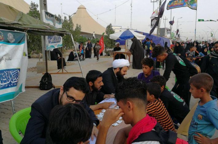 العتبة العباسية المقدسة تنشر "200" محطّة قرآنية للزائرين 