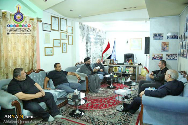 اہل بیت(ع) عالمی اسمبلی کے وفد کی کربلا میں دینی ثقافتی اداروں کے سربراہان سے ملاقات