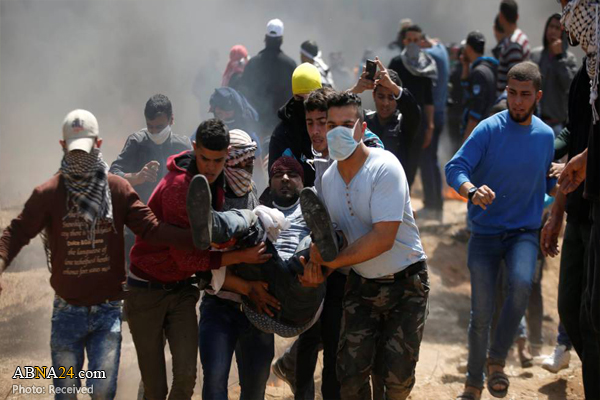 130 Palestinians injured during Gaza protests