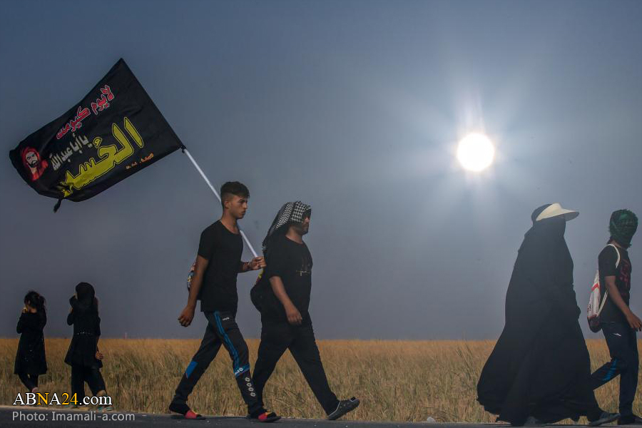 تقرير مصور/ زوار أربعينية الامام الحسين (ع) 