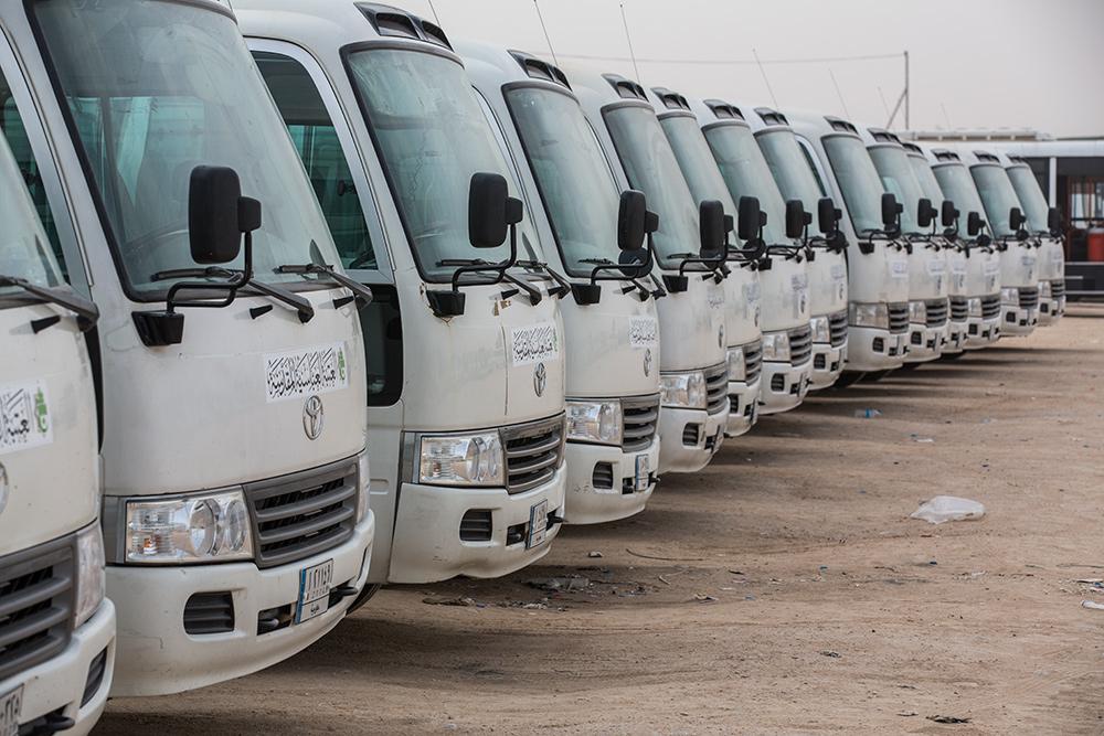آليات العتبة العباسية المقدسة تنهي استعداداتها لنقل زائري "الأربعين"