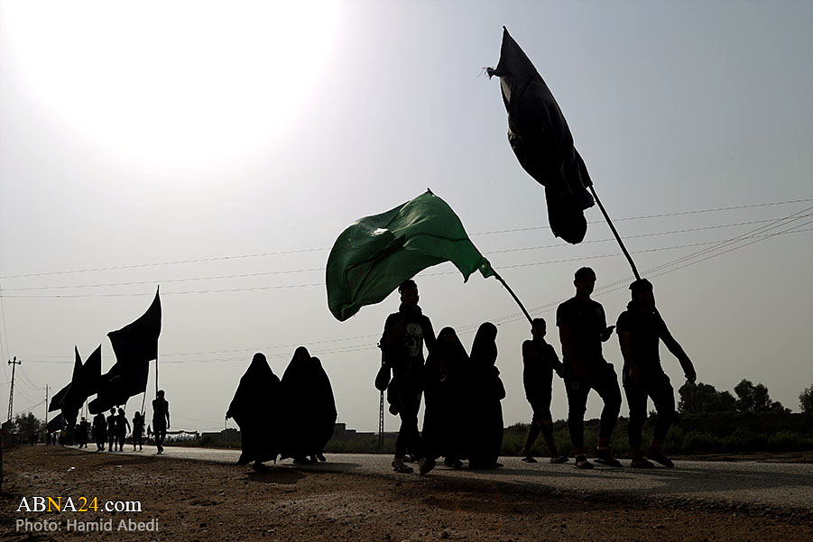 “La caminata de Arba’in Hussaini en la ciudad iraquí de ‘Afak”