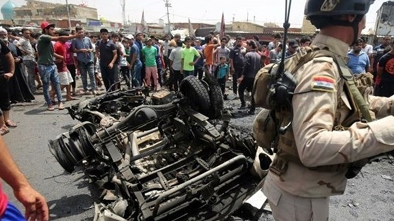 موصل کے بازار میں بم دھماکہ، ۴۶ افراد ہلاک اور زخمی