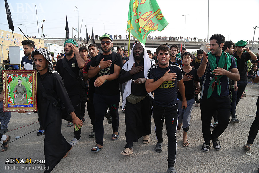 “La caminata de Arba’in Hussaini en la ciudad iraquí de Sudayr”