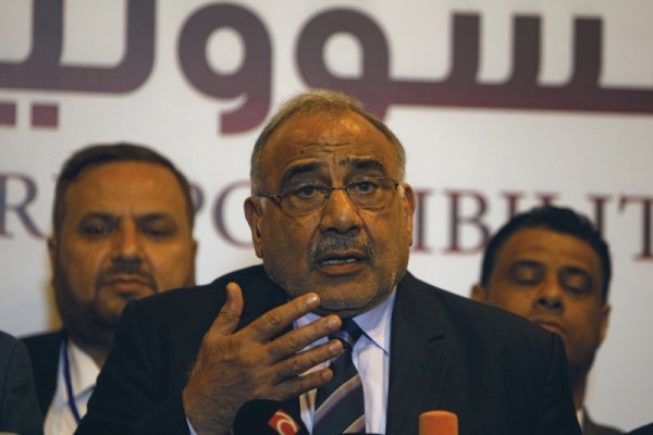 عبد المهدي يعرض تشكيلة حكومته وبرنامجه اليوم على البرلمان