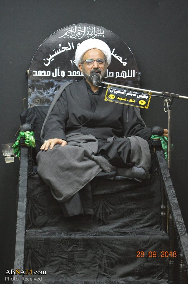 تقرير مصور/ مجلس العزاء الحسيني في مسجد الامام الحسين (ع) بمدينة "مالمو" السويدية