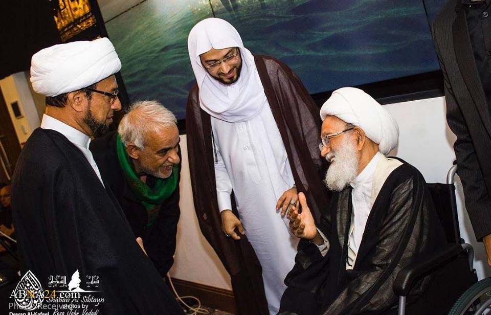 El Ayatulá Issa Qassim ha estado presente en una ceremonia de duelo Hussainí en Londres
