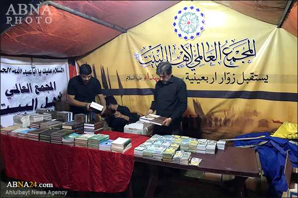 Photos (2): Preparation of AhlulBayt World Assembly's booth in Karbala