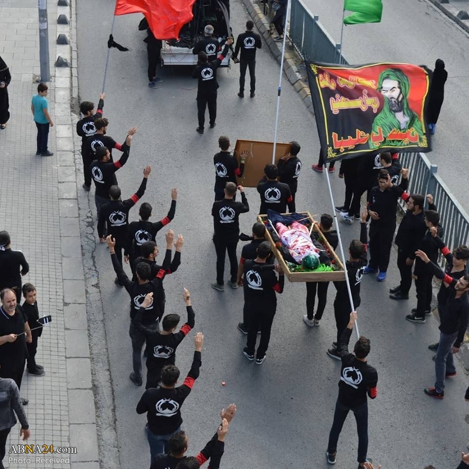 تقرير مصور/ جماهير غفيرة من شيعة تركيا باسطنبول يشاركون في أربعينية الامام الحسين(ع)