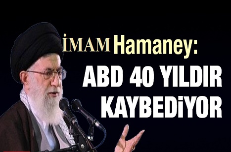 İmam Hamaney: ABD 40 yıldır kaybediyor / Foto+Video