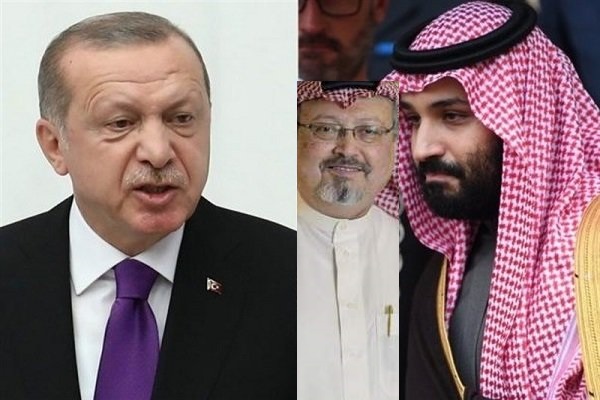 اردوغان: سعودی عرب کے ولیعہد محمد بن سلمان کے حکم پر خاشقجی کو بہیمانہ طور پر قتل کیا گیا