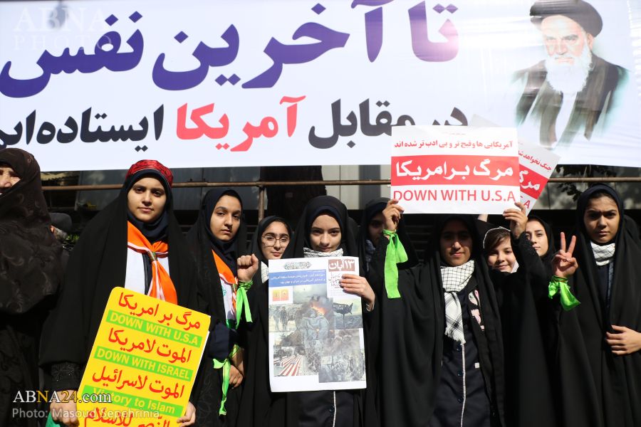 تقرير مصور/ اليوم الوطني ضد الاستكبار والغطرسة العالمية في مدينة تبريز الايرانية