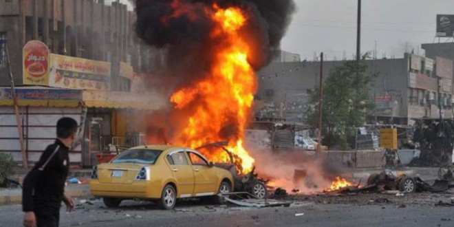 سقوط ضحايا بانفجار سيارة مفخخة في الموصل 
