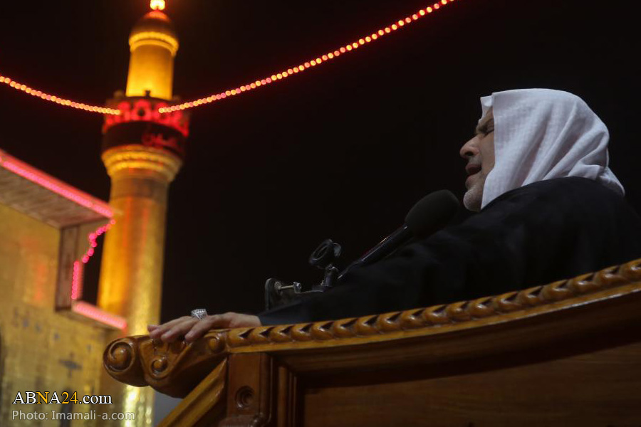 تقرير مصور/ مجلس عزاء في حرم الامام امير المؤمنين(ع) بمناسبة وفاة النبي (ص)