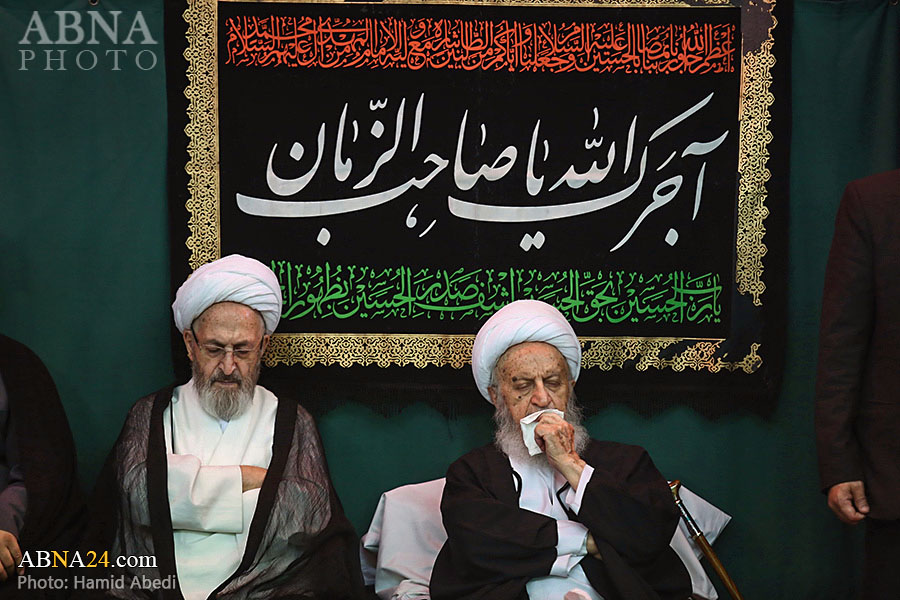 تقرير مصور/ مجالس العزاء بمناسبة وفاة النبي (ص) واستشهاد الامام الحسين (ع) بمكاتب المراجع