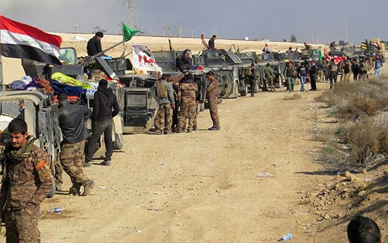 الحشد الشعبي يستهدف مواقع داعش التكفيري داخل سوريا