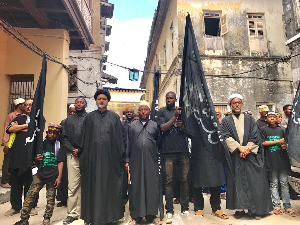 مشرقی افریقہ کے جزیرے زنجیبار میں جلوس عزا کا اہتمام