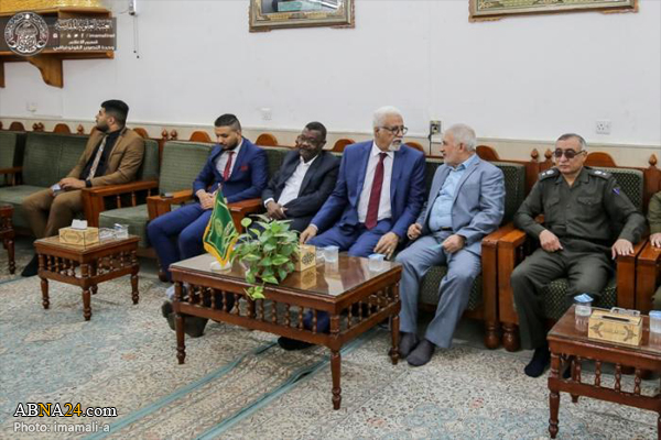 Sudanese Ambassador to Iraq visits Imam Ali Holy Shrine in Najaf / Pics