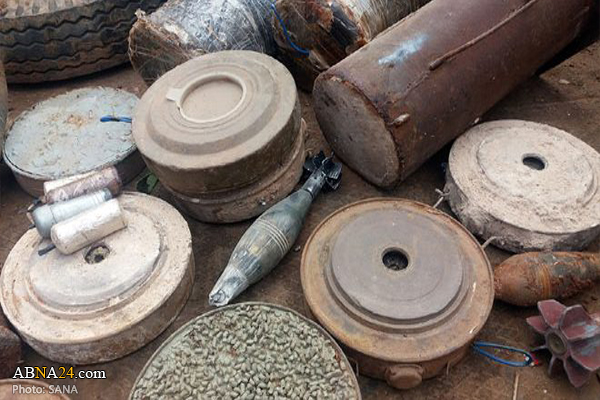 Syrian forces find IEDs, landmines, shells left behind by terrorists in Damascus / Pics